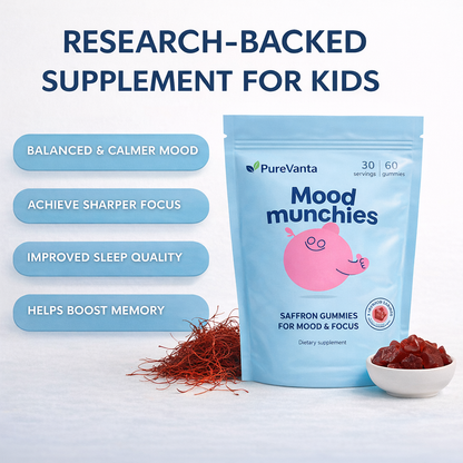 PureVanta™ Mood Munchies- Saffron Gummies For Kids