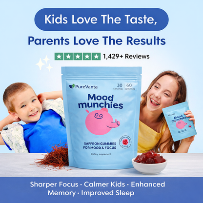 PureVanta™ Mood Munchies- Saffron Gummies For Kids