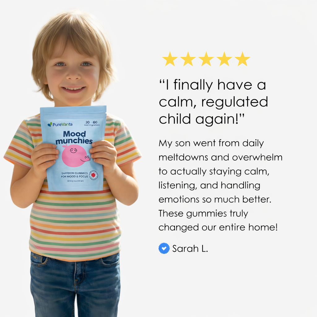 PureVanta™ Mood Munchies- Saffron Gummies For Kids