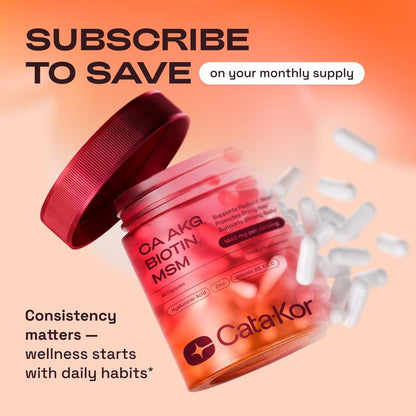 PureVanta™ Ca-AKG, Biotin, MSM Capsules